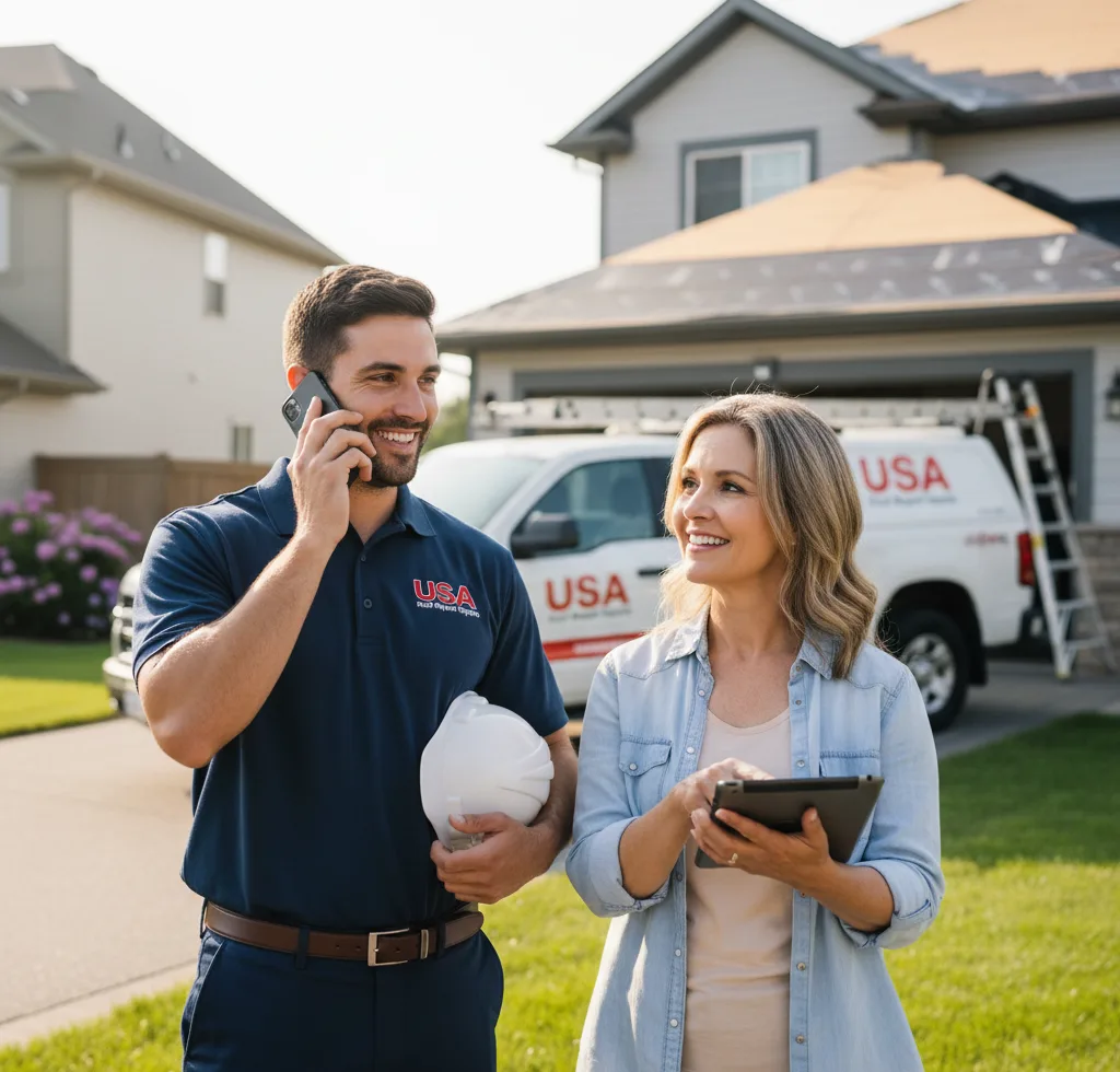 USA Roof Repair Experts customer support in New Franklin